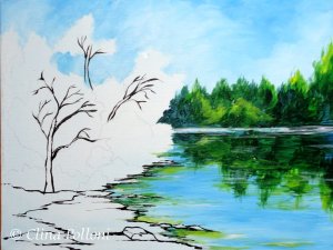 Shelley Lake Painting